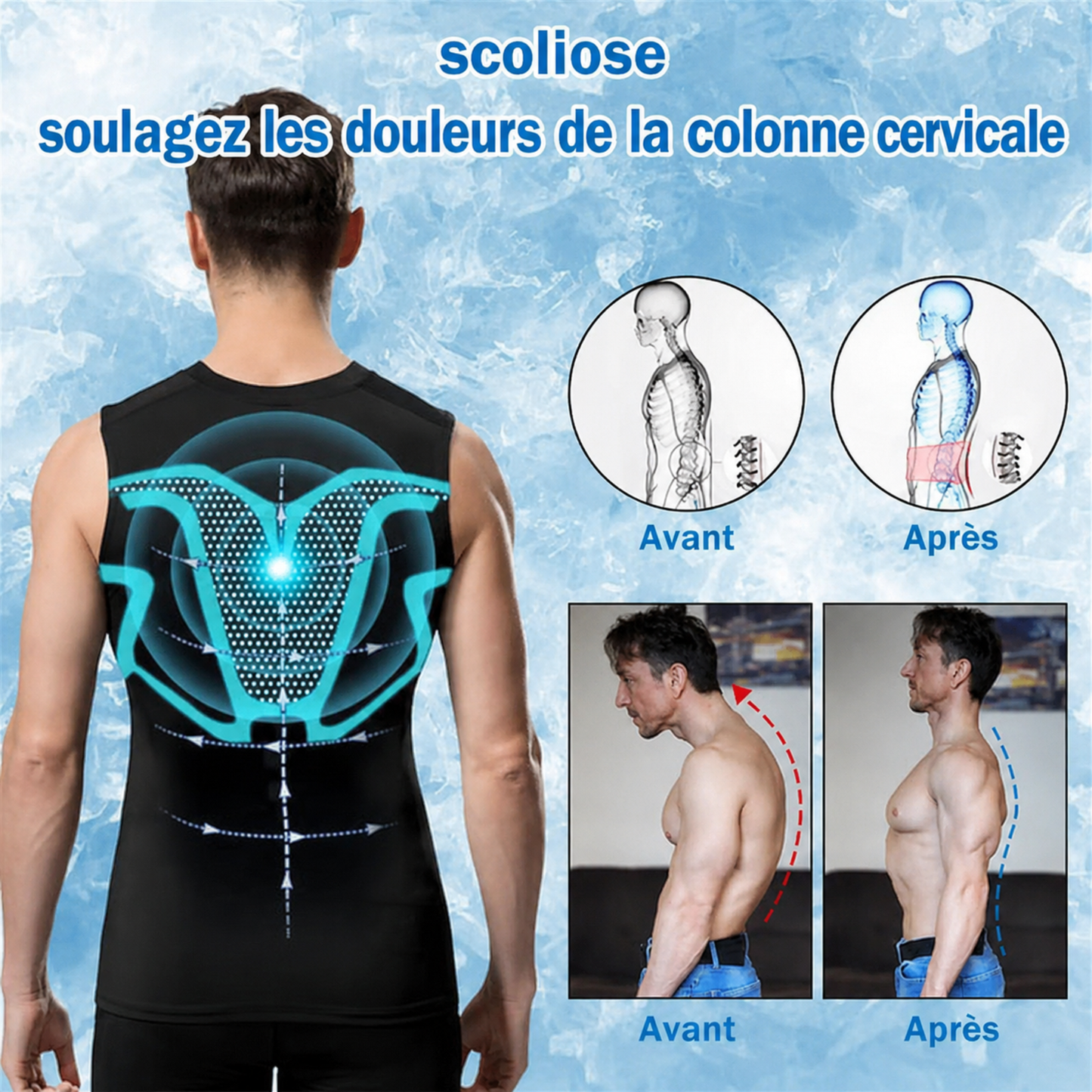 COREX 2.0 -  Redresse votre posture, comprime votre ventre, transforme votre apparence.