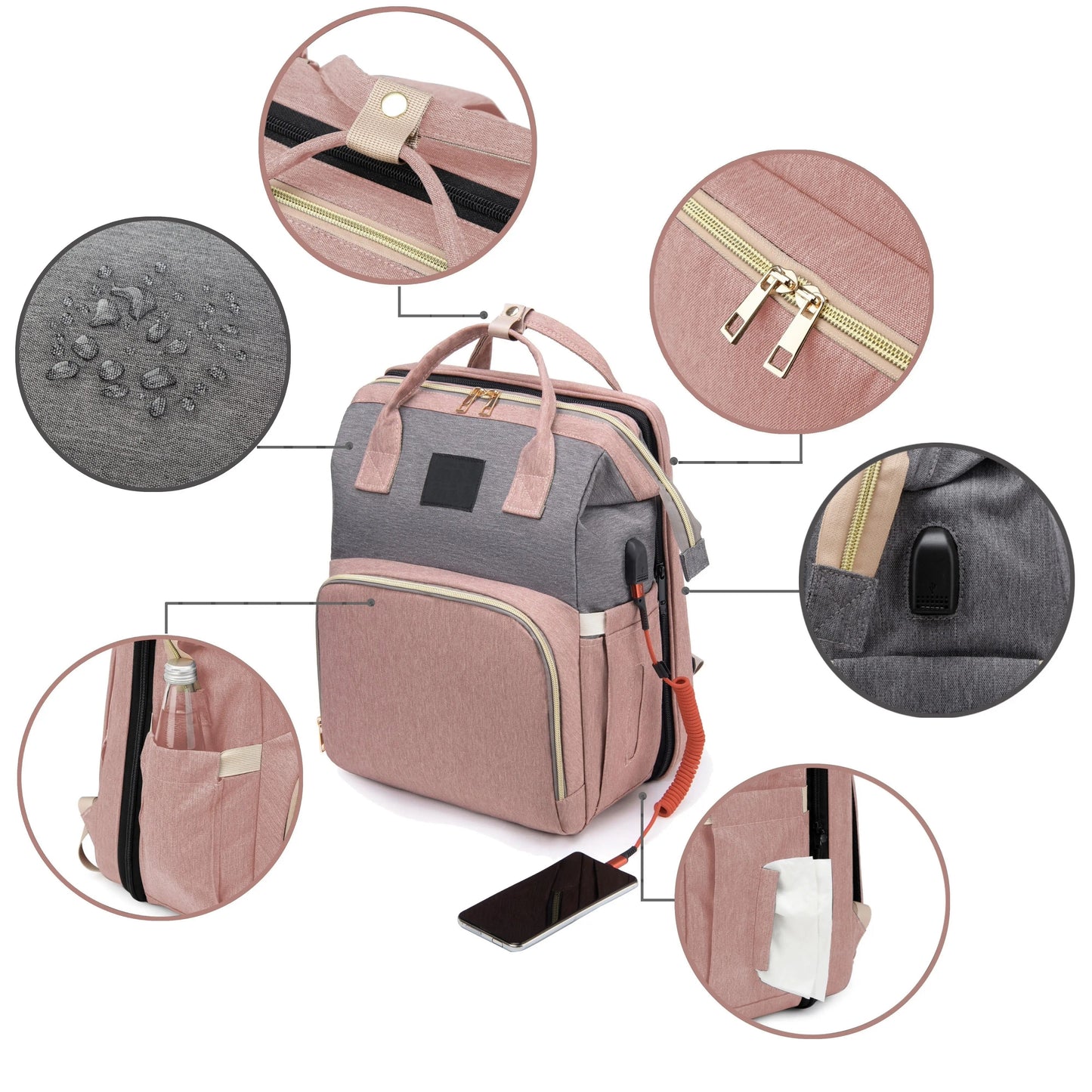 BabyEase™ – Sac à Dos à Langer